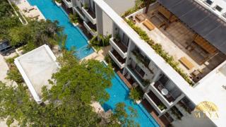 NHOA 303C Lux 1BR Condo Pool View in Aldea Zama - Tulum - 2