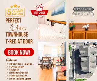 39 - 3BR Quincy - Stunning Townhouse near Adams - 0