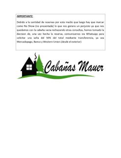 Cabañas Mauer - Oberá - 8