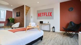 Suite Rose #3#- Ambiance cosy & Jacuzzi-self check-in - Roubaix - 6
