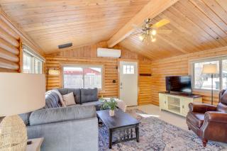 Near Golf and Pelican Lake Log Cabin with Deck! - 7