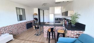 Studio cosy design avec piscine, 8mn de la mer à pied - 7