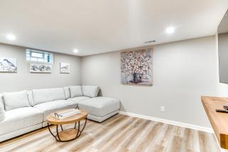 Screened Patio and Fire Pit Modern Westerville Home - 5