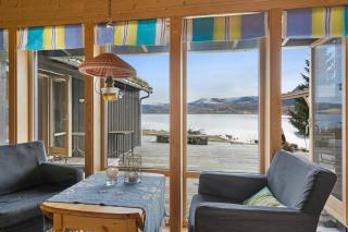 Seaside Cabin With Panoramic Views In Oterstranda - Inndyr - 3