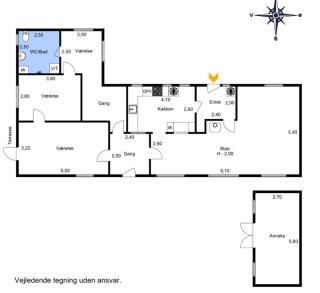 Old Holiday Home With Orangery In Rudbjerg - 9