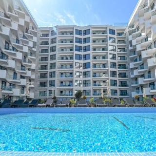 Infinity Aqua Blue Apartments Beach Roof Top Pool & Spa Resort - Private Parking - Mamaia Nord – Năvodari - 0