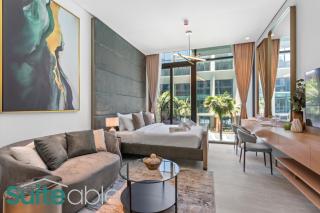 Aesthetic Studio with Stunning Pool View in JVC - 0