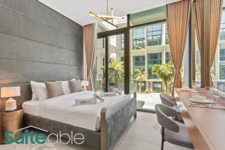 Aesthetic Studio with Stunning Pool View in JVC - 9