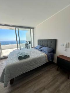 Depto con vista al mar en primera línea, terraza 20 mts y estacionamiento - Vina del Mar - 3