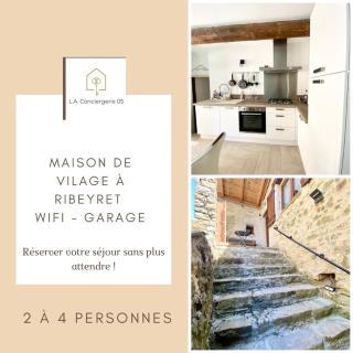 Maison de village à Ribeyret 2 à 4 pers à la Montagne WIFI - 0