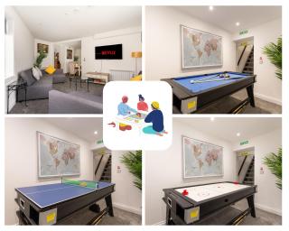 Bright and Spacious 2BR Maisonette Sleeps 8, Game Room, 5 mins to Brighton Beach and City Centre - Brighton & Hove - 6