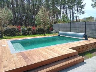 L'OREE DE LA PLAGE, 15 pers, Charmante Maison rénovée classée 3 étoiles - Piscine chauffée - Terrain de pétanque - Ping pong à Vieux-Boucau - 7