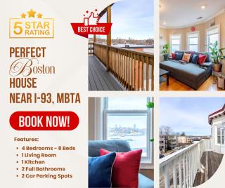 90 - 4BR Dorchester - Sleek Apt near Marina Bay - Boston - 0