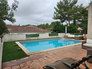 Maison 90 m2 avec piscine et clim - 3 chambres - proche Montpellier - 1