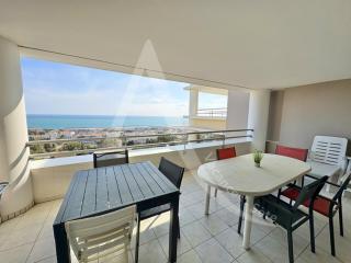 2 CHAMBRES, PKG, LARGE TERRASSE, PISCINE, VUE PANORAMIQUE MER - Sète - 9