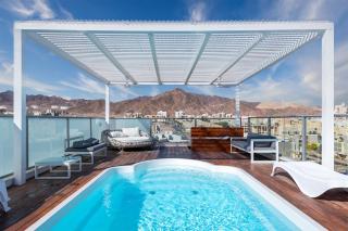 Luxury Penthouse Private Heated Pool & 360 Bay View - Eilat - 9