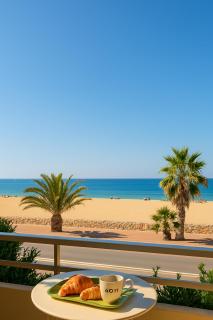 "PLAGE" Splendide Vue Mer depuis la chambre et le salon cuisine, 20m de la plage! - Canet-en-Roussillon - 5