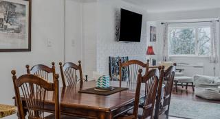 Steps to Ski Trail Fireplace - Kingswood 1B - 1