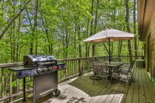 Adventures at Big Canoe - Spacious Cabin Rental in Big Canoe - Serene Nature Views, Cozy Fireplace, Spacious Decks, Walking Dist - Afton - 7