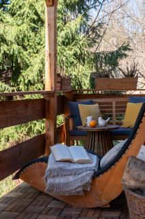 Polana Słowikowa 5 star- domek w górach z jacuzzi, sauna,basen,ogród z lasem, kominek i narty - 5