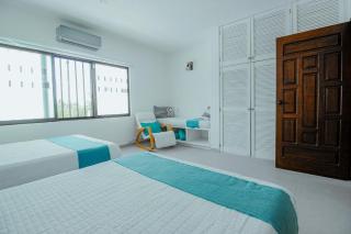 Oceanfront Private Pier Pool Garden Terrace 3BR house - Cancún - 9