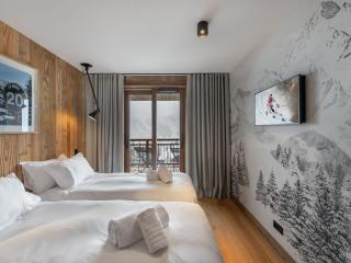 Appartement neuf, sauna, cheminée, accès pistes, parking couvert, balcon ensoleillé. - FR-1-565-92 - Les Allues - 5
