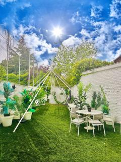 Espace nuit avec Balcon et lit Double en Mezzanine - 1