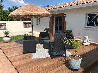 Biscarrosse-villa classée 3 étoiles, 4 personnes, 2 chambres, 2 SDB, entre lacs et océan, grande piscine privée ouverte en saison - Biscarrosse - 4