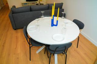 Lovely 1BR & 1LR Apt for 4P, Only 15 Min Walk to City Center - Gand - 7