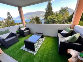 Enchanting View of lake Maggiore Mountains - Brissago - 3