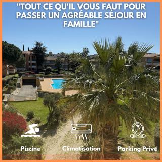 Superbe T2 climatisé avec Piscine-Parking-Balcon - Le Lavandou - 0