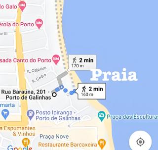 Apartamento com 2 quartos a 50 metros da praia - Porto de Galinhas - 7