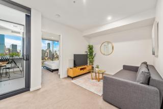 Bright & Modern Apt with City Views, King Bed, Park - Brisbane - 8