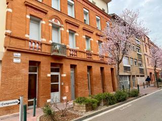 Studio Chill spot avec Balcon - 6 min Capitole- Métro Compans à 2 min - Wifi & Entrée Autonome - Toulouse - 4