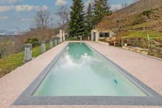 Gite Montvert - Vue montagne avec piscine - Gourdon - 0