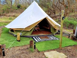 Creekside Glamping Heaven with Comfy Interior in Cosby, Tennessee - Cosby - 7