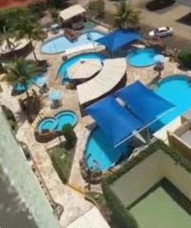 Apartamento para até 5 pessoas quarto andar com vista para piscinas 413 - Caldas Novas - 7