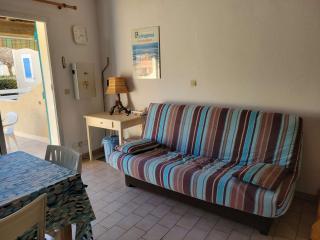 Maison de vacances, séjour cuisine, résidence MAS DE LA PLAGE 1, terrasse Sud dégagée 4 couchages Portiragnes LRMP77 - Portiragnes - 5