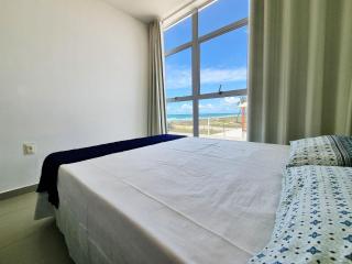 Areias do Mar ! 2 Quartos Vista Mar e Varanda A206 - Barra de São Miguel - 5