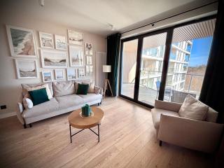 Apartament WHITE GLOVE Prestige Tarasy Bałtyku MOLO - Danzig - 8