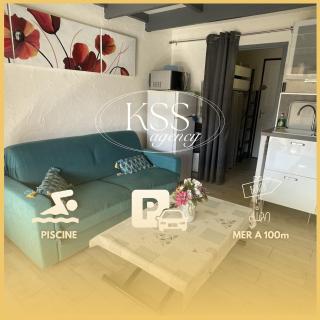 Studio 24m2 - parking - clim - piscine - mer à 100m - Roquebrune-sur Argens - 9