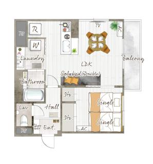 House hotel EKODA 1F 3F HE1131 - 6