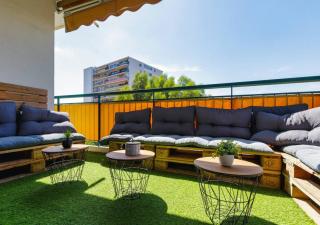 Appart 2 ch Vue Mer & Montagne, Terrasse, Parking - Antibes - 2