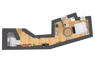 Rainforest Studio Downtown by Pretty Apartments - 3