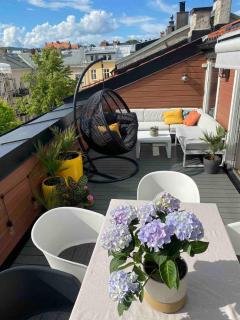 Stylish Grünerløkka penthouse with rooftop terrace - Oslo - 4