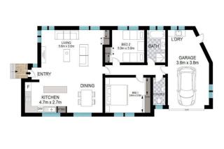 The Villa at 165 Contemporary apartment - 4