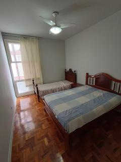 Gonzaga - Amplo e confortável 2 quartos com varanda vista ao mar - Canal 3 - Santos - 5