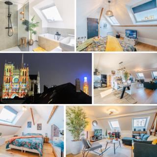 Elegant 120m2-Face cathedrale-6 pers-free Parking - 9
