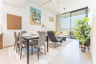 Skyline and Community Views 1BR with Private Balcony Near Community Park, Binghatti Amber, Jumeirah Village Circle by Deluxe Holiday Homes - 0