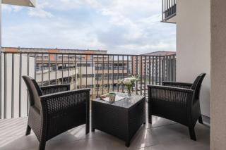 Nowoczesny Apartament w Krakowie z Klimatyzowanym Salonem Dwa Miejsca Postojowe by Noclegi Renters - Cracovia - 6
